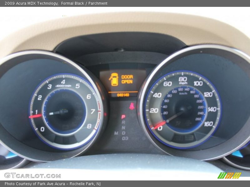 Formal Black / Parchment 2009 Acura MDX Technology