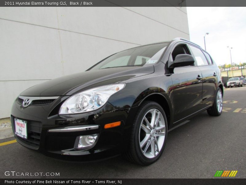 Black / Black 2011 Hyundai Elantra Touring GLS