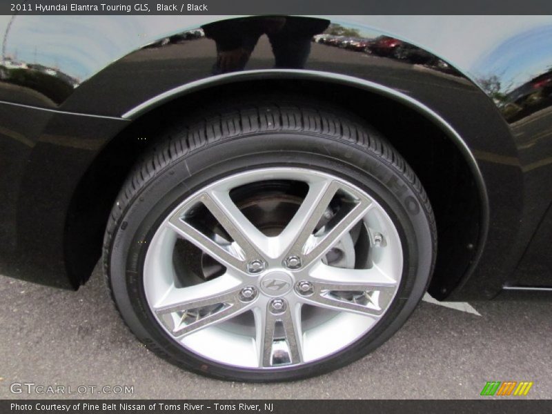 Black / Black 2011 Hyundai Elantra Touring GLS