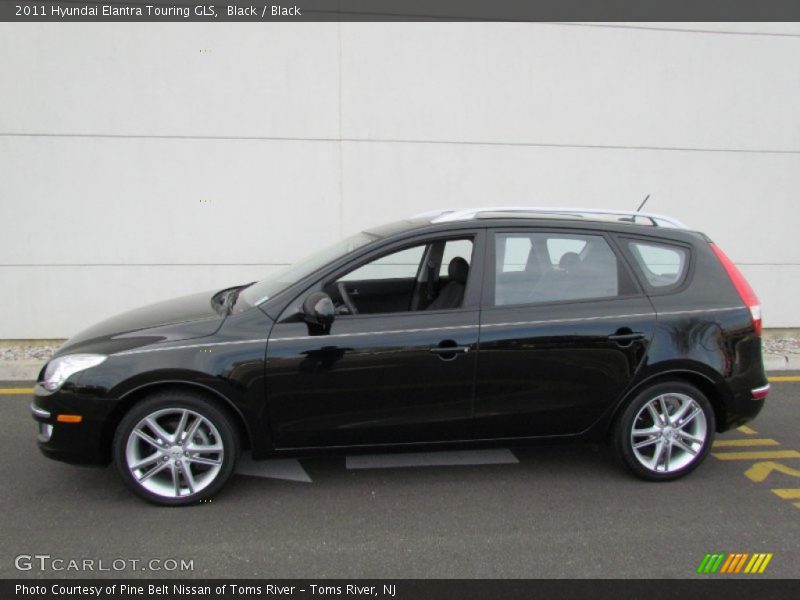 Black / Black 2011 Hyundai Elantra Touring GLS