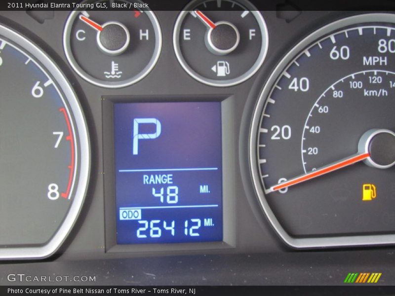 Black / Black 2011 Hyundai Elantra Touring GLS