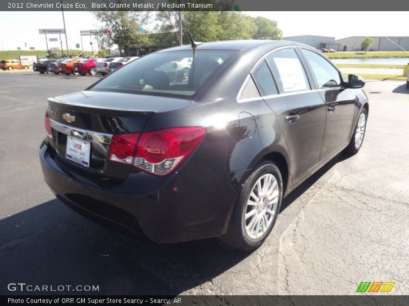 Black Granite Metallic / Medium Titanium 2012 Chevrolet Cruze Eco