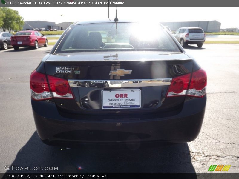 Black Granite Metallic / Medium Titanium 2012 Chevrolet Cruze Eco