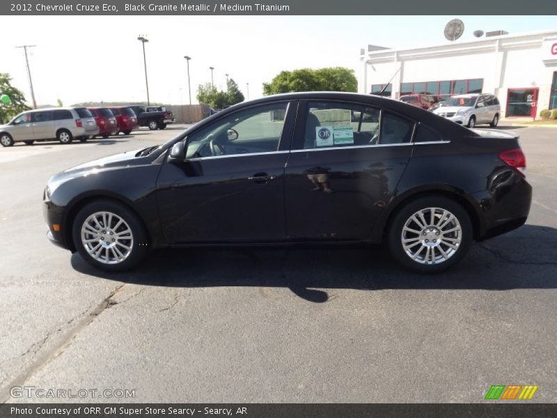 Black Granite Metallic / Medium Titanium 2012 Chevrolet Cruze Eco