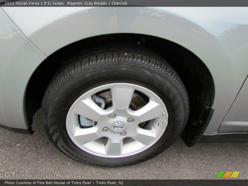 Magnetic Gray Metallic / Charcoal 2011 Nissan Versa 1.8 SL Sedan