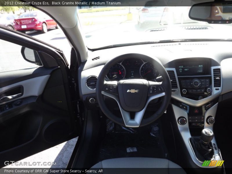Black Granite Metallic / Medium Titanium 2012 Chevrolet Cruze Eco