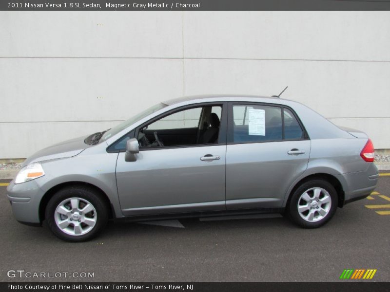 Magnetic Gray Metallic / Charcoal 2011 Nissan Versa 1.8 SL Sedan