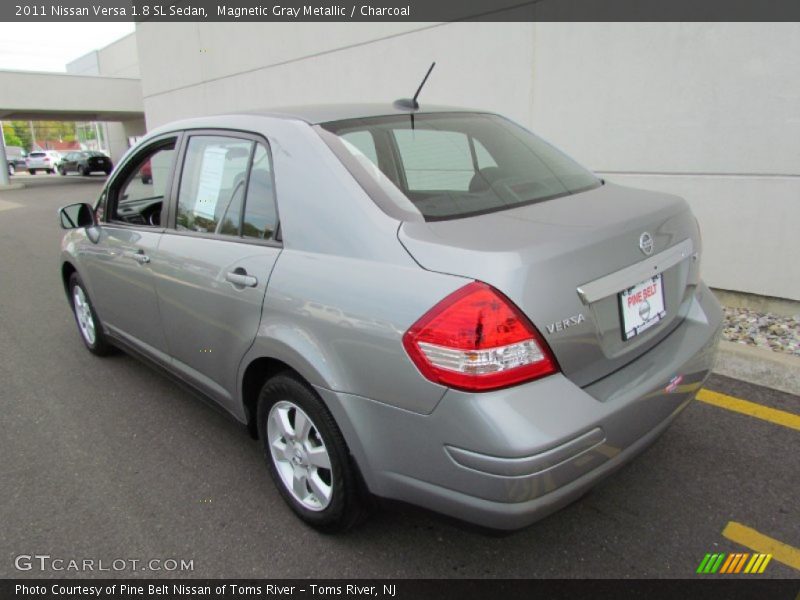 Magnetic Gray Metallic / Charcoal 2011 Nissan Versa 1.8 SL Sedan