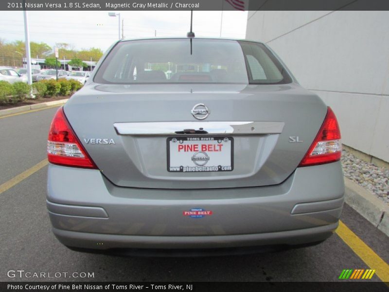Magnetic Gray Metallic / Charcoal 2011 Nissan Versa 1.8 SL Sedan