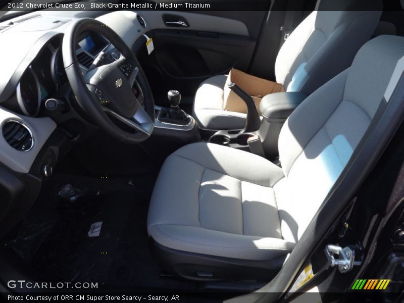 Black Granite Metallic / Medium Titanium 2012 Chevrolet Cruze Eco