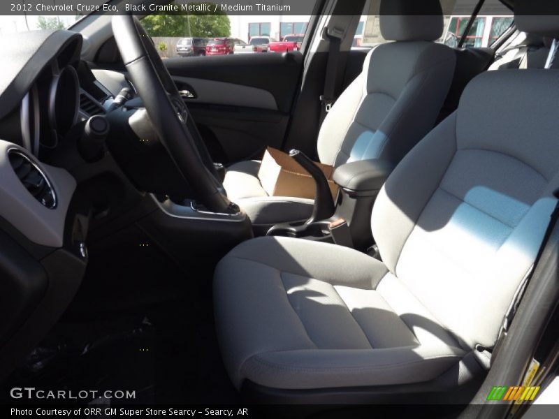 Black Granite Metallic / Medium Titanium 2012 Chevrolet Cruze Eco