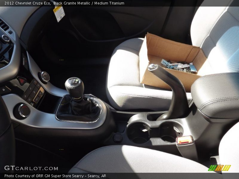 Black Granite Metallic / Medium Titanium 2012 Chevrolet Cruze Eco