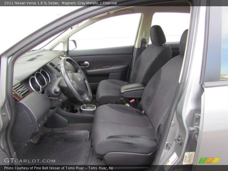 Magnetic Gray Metallic / Charcoal 2011 Nissan Versa 1.8 SL Sedan