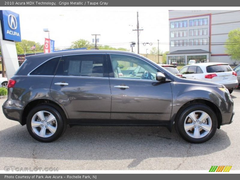 Grigio Metallic / Taupe Gray 2010 Acura MDX Technology