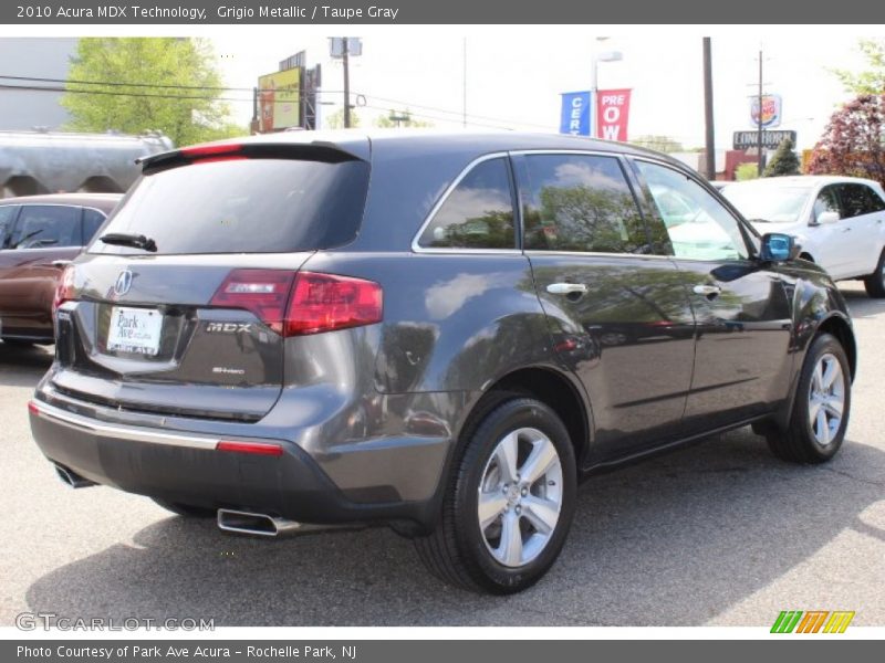 Grigio Metallic / Taupe Gray 2010 Acura MDX Technology