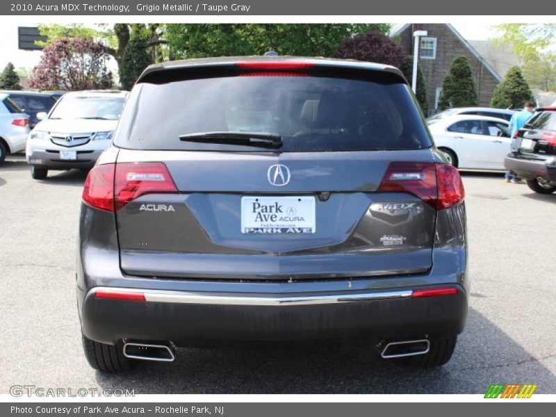Grigio Metallic / Taupe Gray 2010 Acura MDX Technology