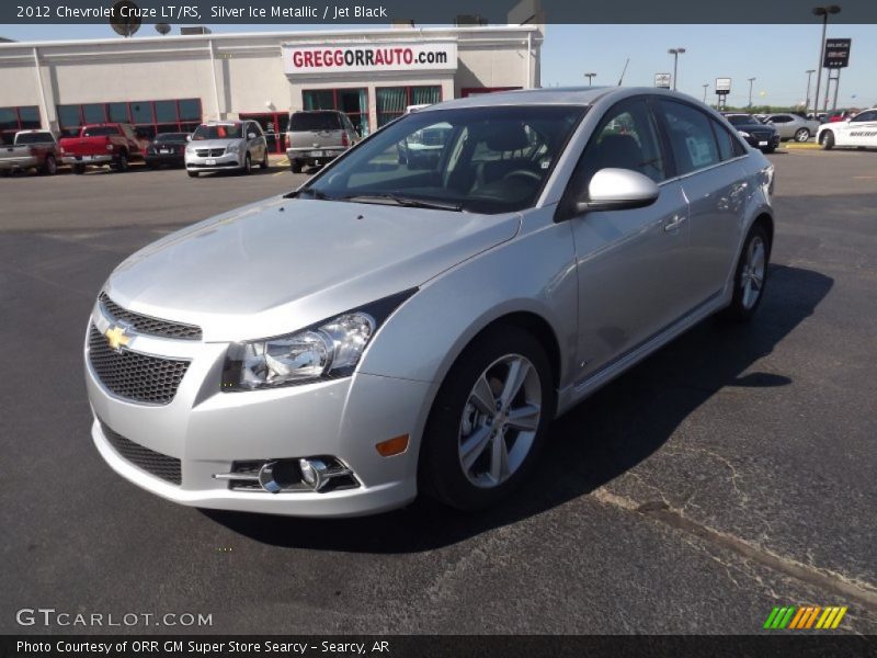 Silver Ice Metallic / Jet Black 2012 Chevrolet Cruze LT/RS