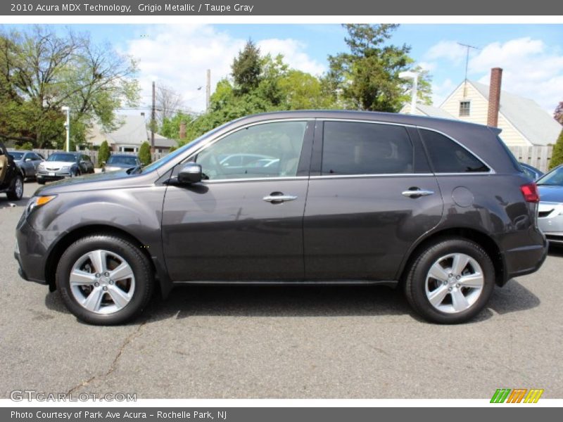 Grigio Metallic / Taupe Gray 2010 Acura MDX Technology
