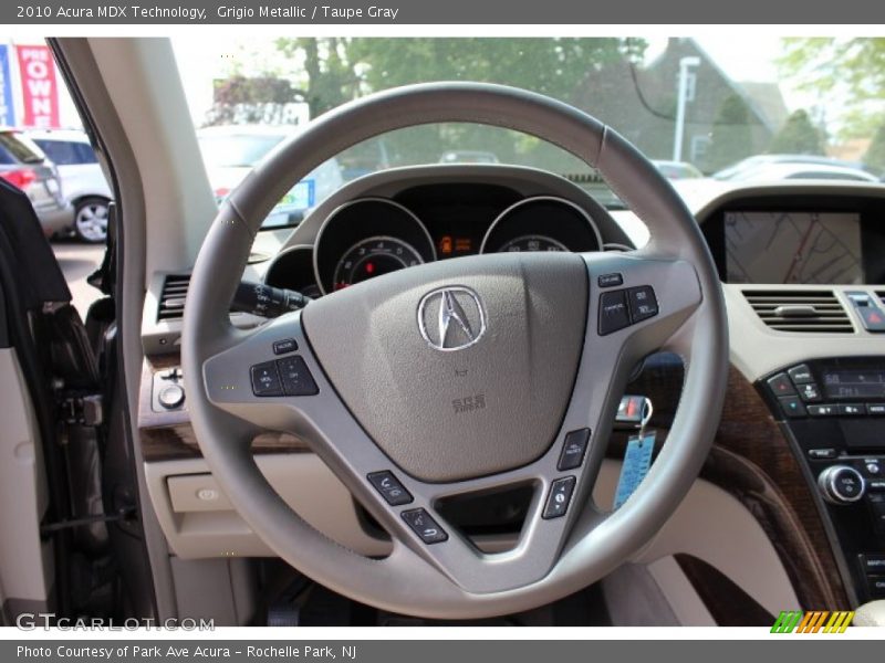 Grigio Metallic / Taupe Gray 2010 Acura MDX Technology