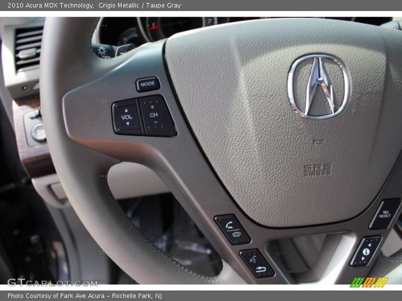 Grigio Metallic / Taupe Gray 2010 Acura MDX Technology