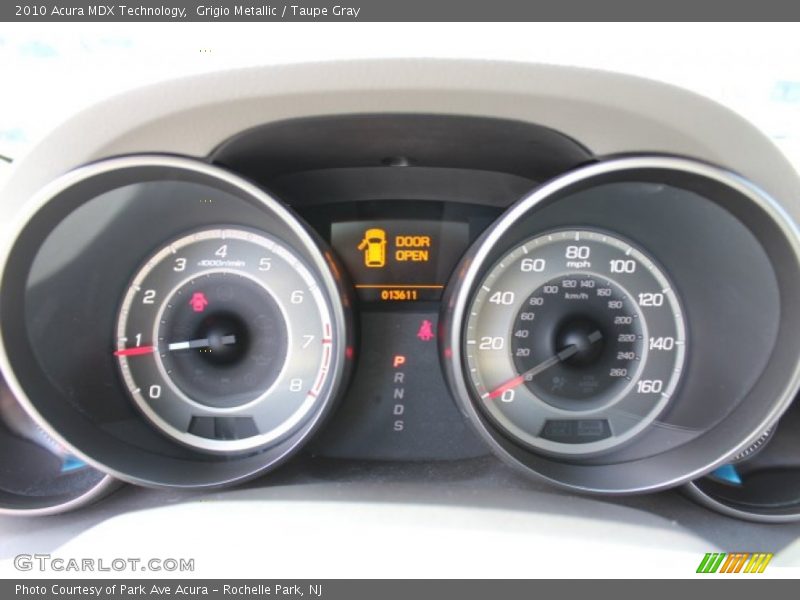 Grigio Metallic / Taupe Gray 2010 Acura MDX Technology