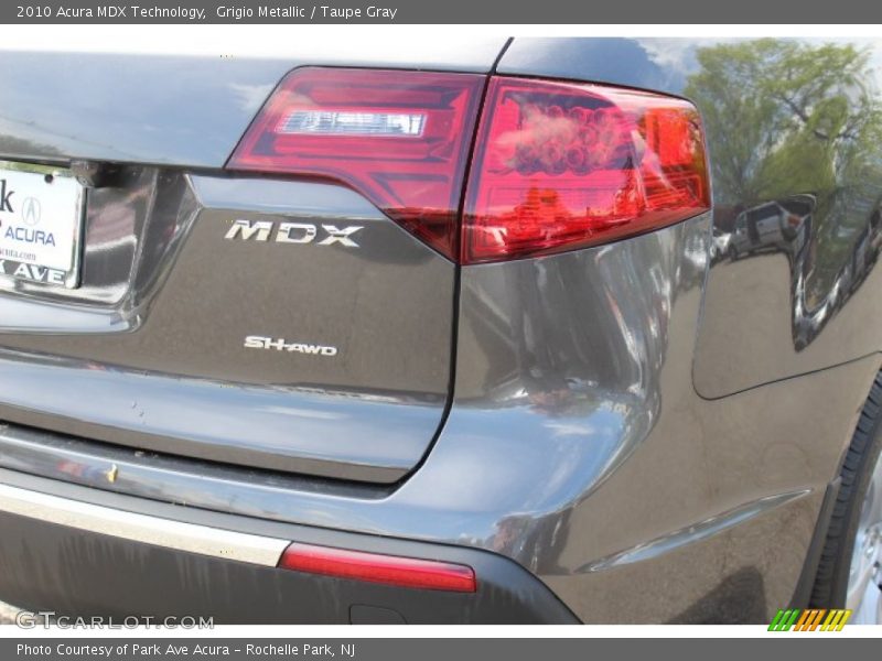 Grigio Metallic / Taupe Gray 2010 Acura MDX Technology