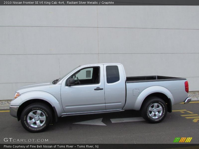 Radiant Silver Metallic / Graphite 2010 Nissan Frontier SE V6 King Cab 4x4