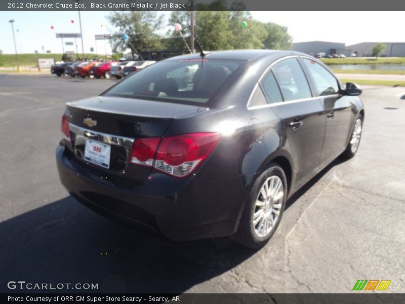 Black Granite Metallic / Jet Black 2012 Chevrolet Cruze Eco