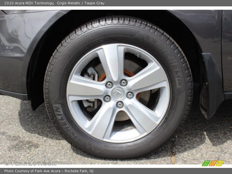 Grigio Metallic / Taupe Gray 2010 Acura MDX Technology