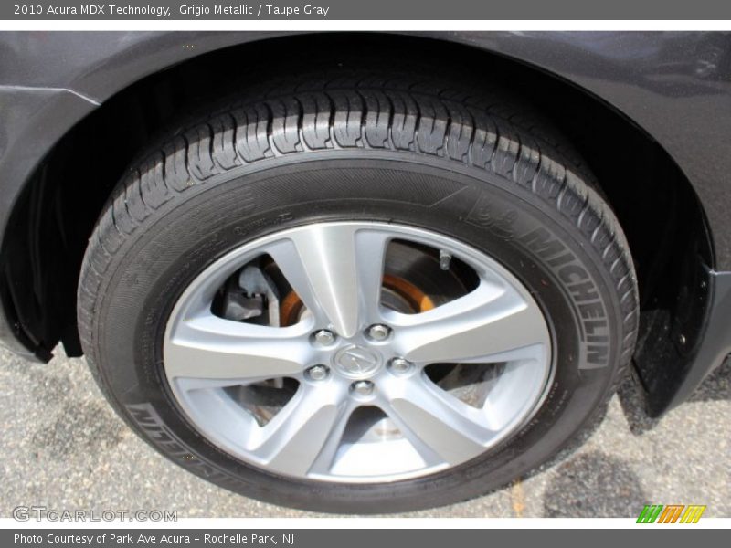 Grigio Metallic / Taupe Gray 2010 Acura MDX Technology
