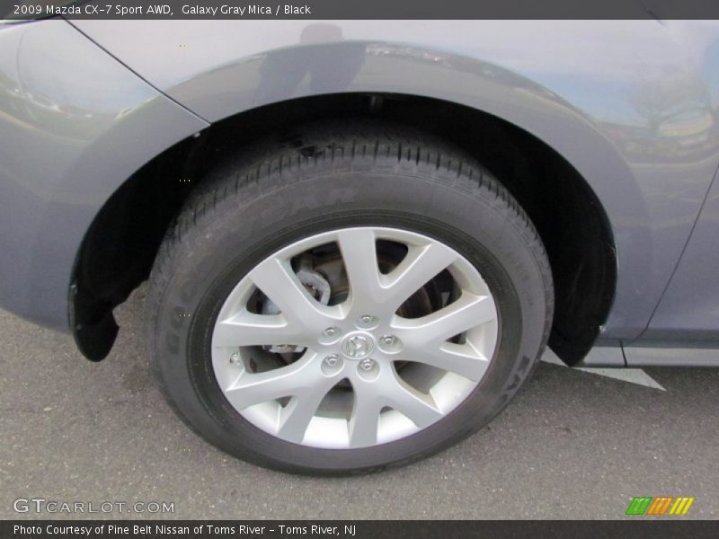 Galaxy Gray Mica / Black 2009 Mazda CX-7 Sport AWD