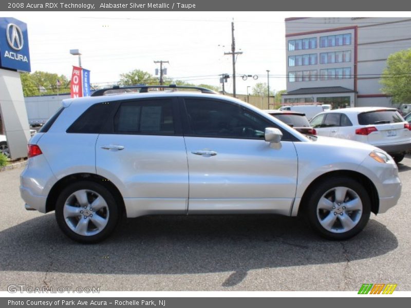 Alabaster Silver Metallic / Taupe 2008 Acura RDX Technology