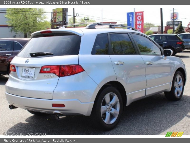 Alabaster Silver Metallic / Taupe 2008 Acura RDX Technology