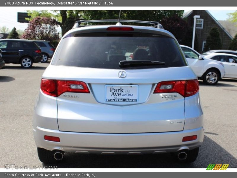 Alabaster Silver Metallic / Taupe 2008 Acura RDX Technology