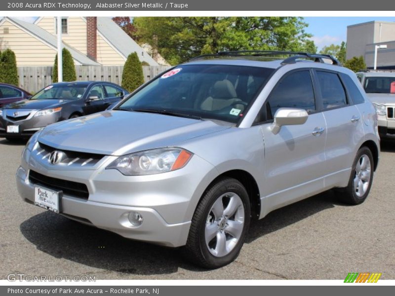 Alabaster Silver Metallic / Taupe 2008 Acura RDX Technology