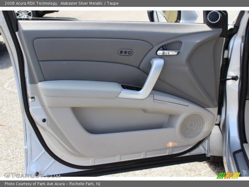 Alabaster Silver Metallic / Taupe 2008 Acura RDX Technology