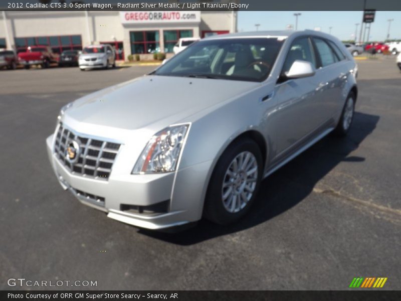 Radiant Silver Metallic / Light Titanium/Ebony 2012 Cadillac CTS 3.0 Sport Wagon