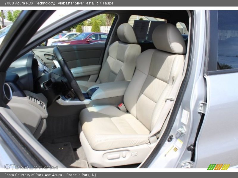Alabaster Silver Metallic / Taupe 2008 Acura RDX Technology