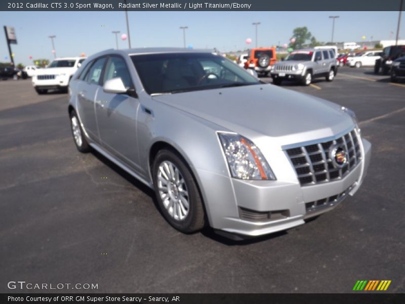 Radiant Silver Metallic / Light Titanium/Ebony 2012 Cadillac CTS 3.0 Sport Wagon