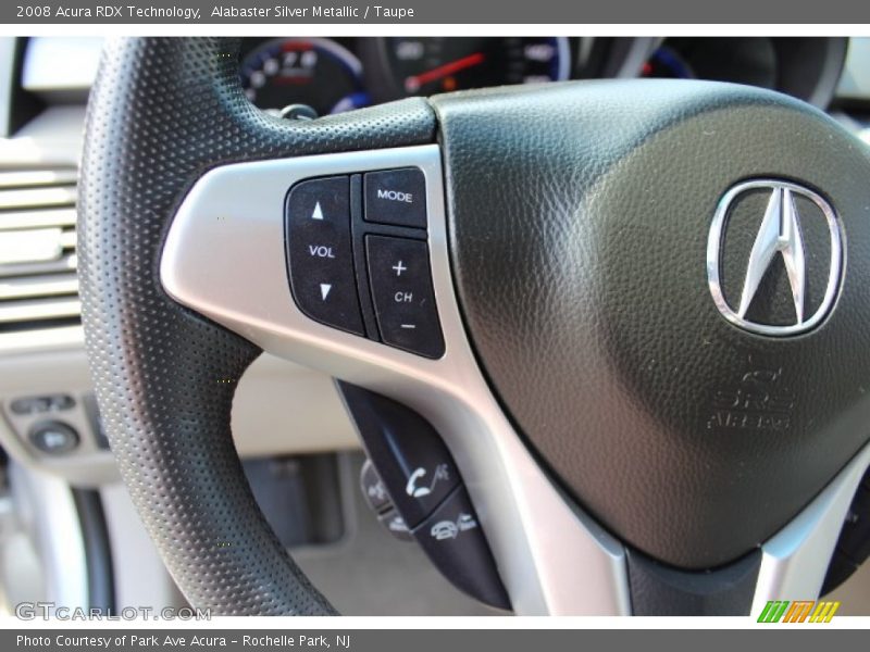 Alabaster Silver Metallic / Taupe 2008 Acura RDX Technology