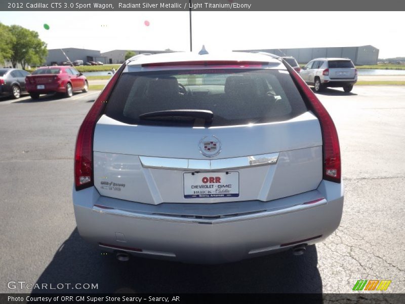 Radiant Silver Metallic / Light Titanium/Ebony 2012 Cadillac CTS 3.0 Sport Wagon