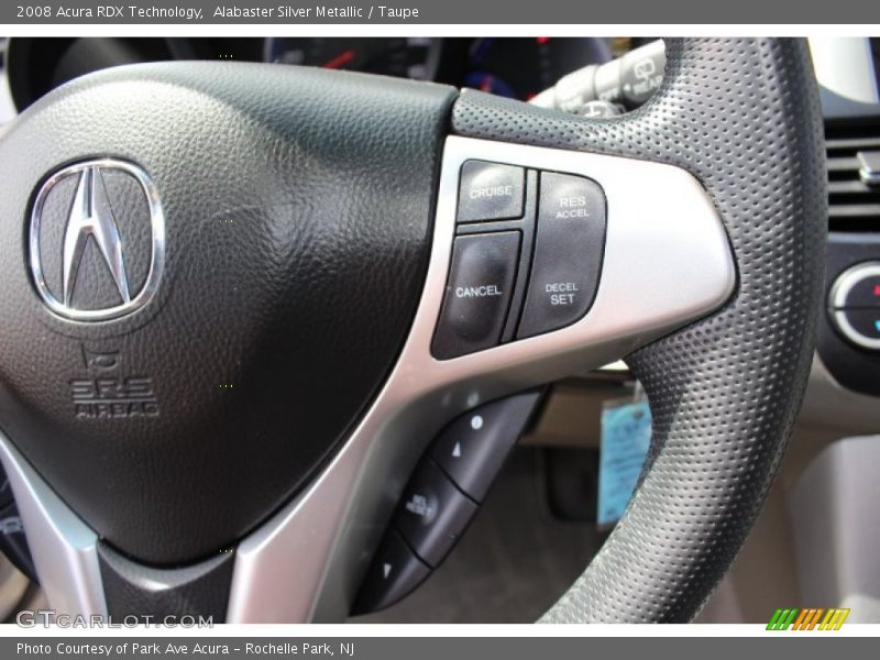 Alabaster Silver Metallic / Taupe 2008 Acura RDX Technology