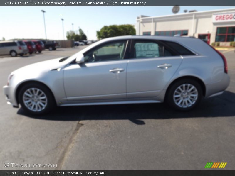Radiant Silver Metallic / Light Titanium/Ebony 2012 Cadillac CTS 3.0 Sport Wagon
