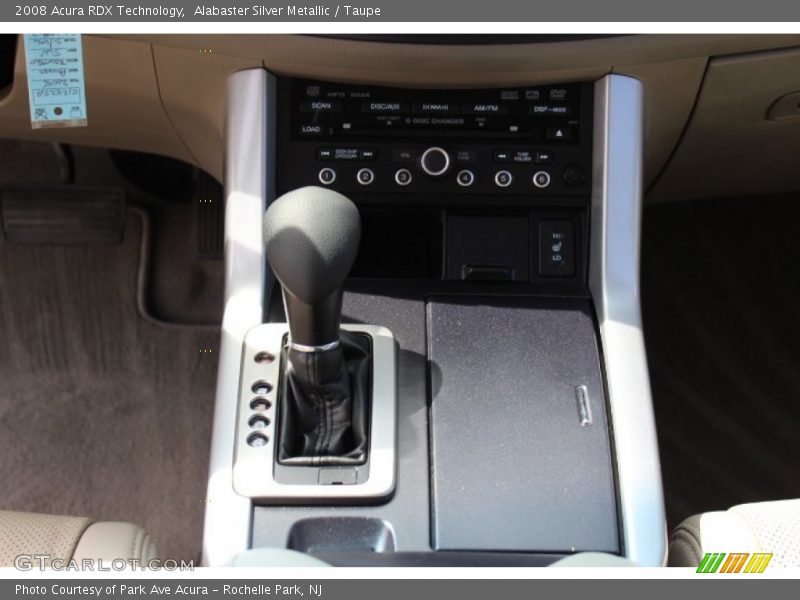 Alabaster Silver Metallic / Taupe 2008 Acura RDX Technology
