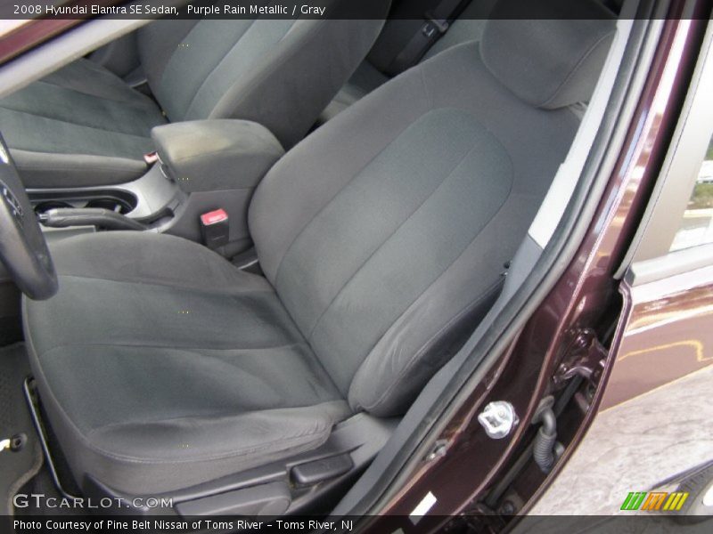 Purple Rain Metallic / Gray 2008 Hyundai Elantra SE Sedan