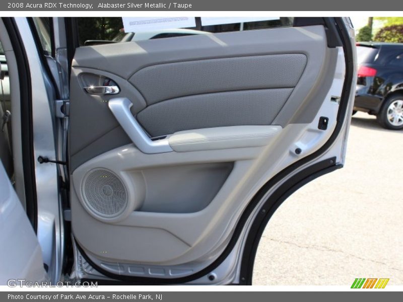 Alabaster Silver Metallic / Taupe 2008 Acura RDX Technology