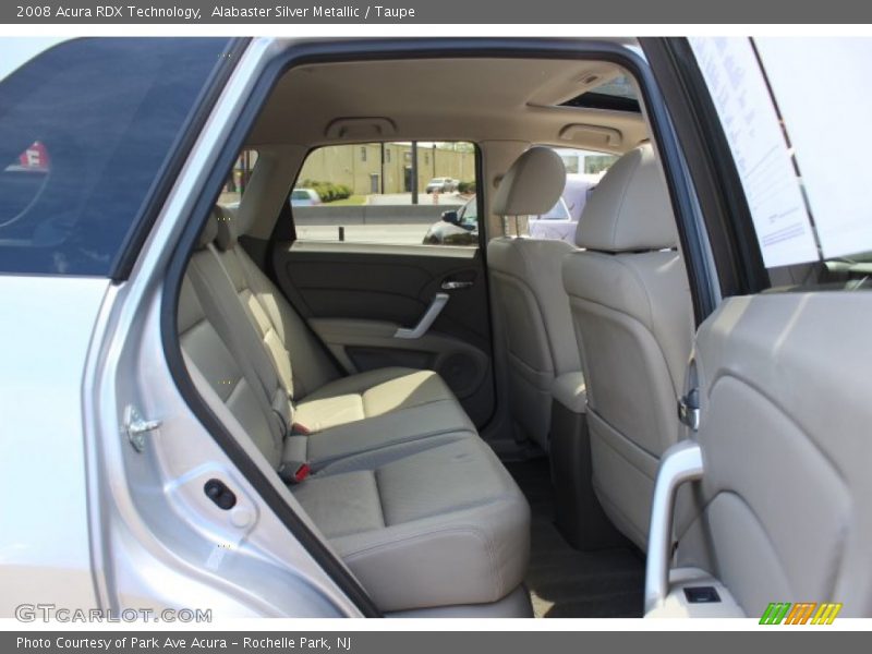 Alabaster Silver Metallic / Taupe 2008 Acura RDX Technology