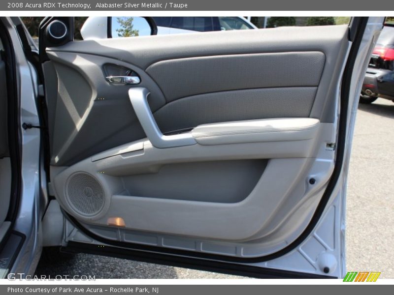 Alabaster Silver Metallic / Taupe 2008 Acura RDX Technology