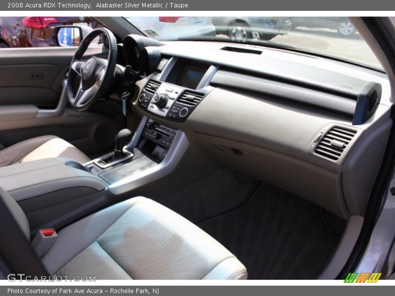 Alabaster Silver Metallic / Taupe 2008 Acura RDX Technology