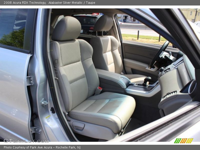 Alabaster Silver Metallic / Taupe 2008 Acura RDX Technology